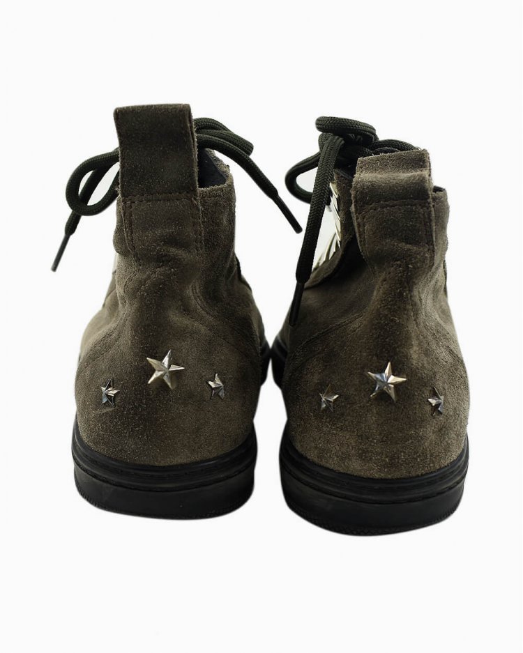 Tênis Jimmy Choo original camurça fóssil masculino
